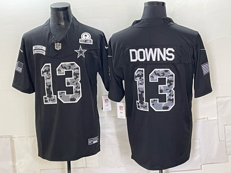 Men 2026 Dallas Cowboys #13 Downs black Nike NFL Jersey 1005004->dallas cowboys->NFL Jersey
